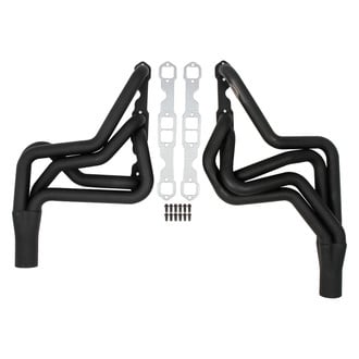 Hooker® - RacingHeart™ Street Stock Mild Steel Black Painted Exhaust Headers