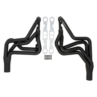 Hooker® - RacingHeart™ Street Stock Mild Steel Black Painted Exhaust Headers