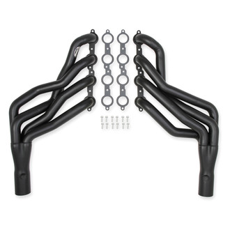 Hooker® - Mild Steel Black Painted Long Tube Exhaust Headers