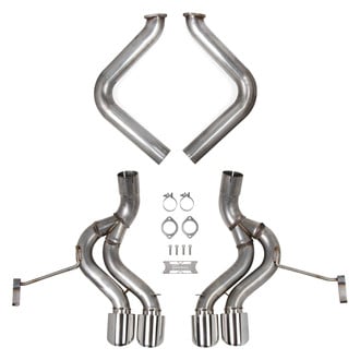 Hooker® - BlackHeart™ 304 SS Axle-Back Exhaust System with Quad Rear Exit