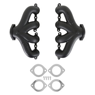 Hooker® - BlackHeart™ Cast Iron Black Ceramic LS-Swap Exhaust Manifolds