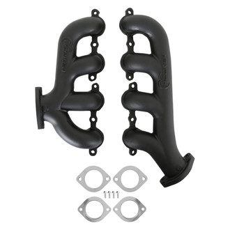 Hooker® - BlackHeart™ Cast Iron Black Ceramic LS-Swap Exhaust Manifolds