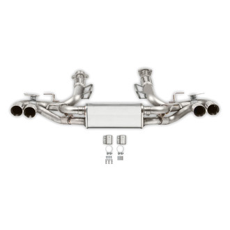 Hooker® - BlackHeart™ 304 SS Cat-Back Exhaust System with Quad Rear Exit