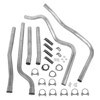 Hooker® - Dual Competition™ Header-Back Exhaust System with Split Rear Exit