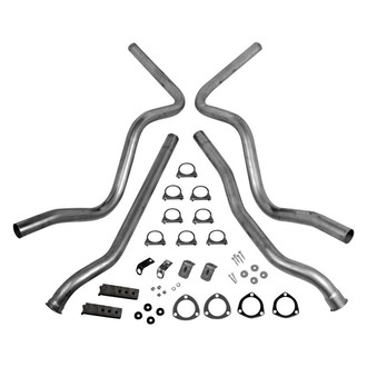 Hooker® - Dual Competition™ Header-Back Exhaust System with Split Rear Exit