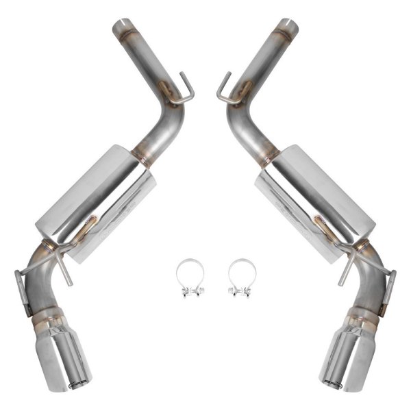 Hooker® - BlackHeart™ 304 SS Axle-Back Exhaust System, Chevy Camaro