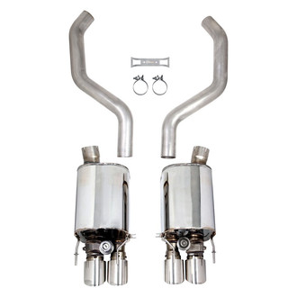 Hooker® - BlackHeart™ 304 SS Axle-Back Exhaust System with Quad Rear Exit