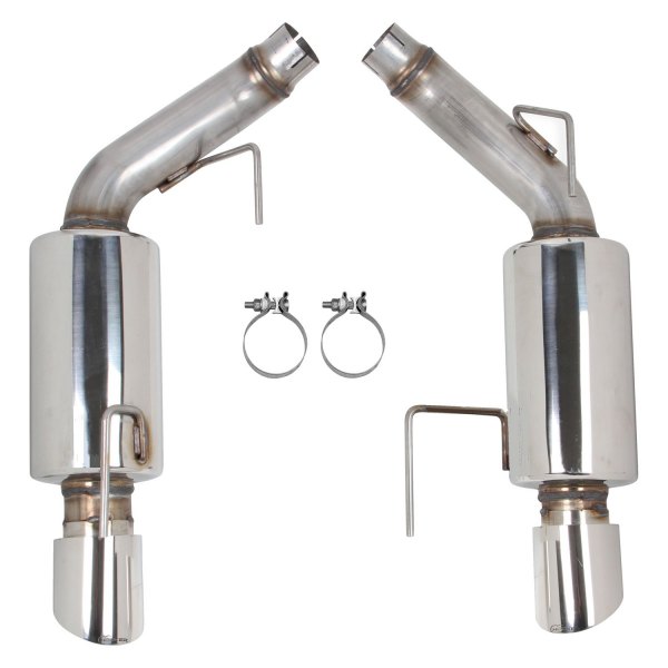 Hooker® - BlackHeart™ 304 SS Axle-Back Exhaust System, Ford Mustang
