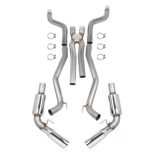 Hooker® - BlackHeart™ 304 SS Cat-Back Exhaust System, Chevy Camaro