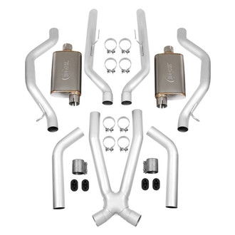 Hooker® - 409 SS Header-Back Exhaust System with Split Rear Exit