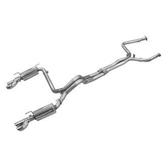 Hooker® - BlackHeart™ 409 SS True Dual Cat-Back Exhaust System with Quad Rear Exit