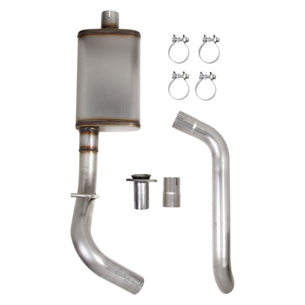 Hooker® - BlackHeart™ Stainless Steel High Clearance Cat-Back Exhaust System, Jeep Cherokee