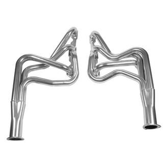 Hooker® - Super Competition™ Steel Silver Metallic Ceramic Coated Long Tube Exhaust Headers