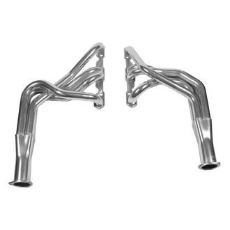 Hooker® - Super Competition™ Steel Silver Metallic Ceramic Coated Long Tube Exhaust Headers