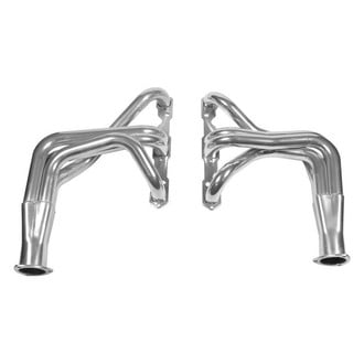 Hooker® - Super Competition™ Steel Silver Metallic Ceramic Coated Long Tube Exhaust Headers