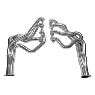 Hooker® - Super Competition™ Steel Silver Metallic Ceramic Coated Long Tube Exhaust Headers