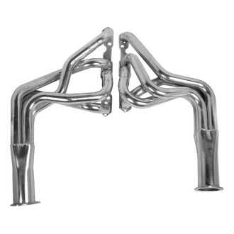 Hooker® - Super Competition™ Steel Silver Metallic Ceramic Coated Long Tube Exhaust Headers