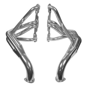 Hooker® - Super Competition™ Mild Steel Silver Metallic Ceramic Coated Long Tube Exhaust Headers