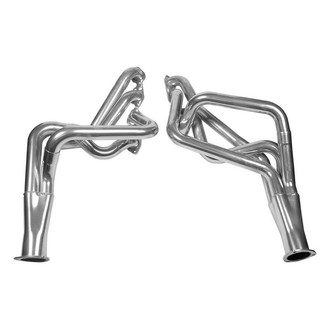 Hooker® - Super Competition™ Steel Silver Metallic Ceramic Coated Long Tube Exhaust Headers