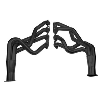 Hooker® - Super Competition™ Steel Black Painted Long Tube Exhaust Headers