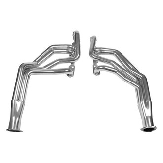 Hooker® - Super Competition™ Steel Silver Metallic Ceramic Coated Long Tube Exhaust Headers