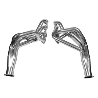 Hooker® - Super Competition™ Steel Silver Metallic Ceramic Coated Long Tube Exhaust Headers