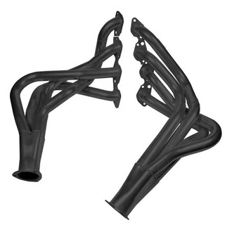 Hooker® - Super Competition™ Steel Black Painted Long Tube Exhaust Headers