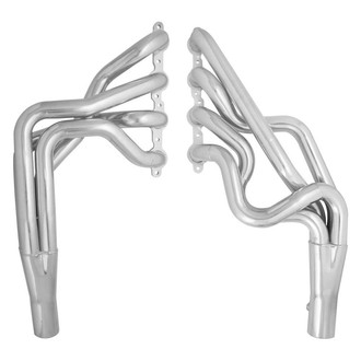 Hooker® - Super Competition™ Steel Silver Metallic Ceramic Coated Long Tube Exhaust Headers