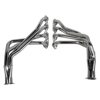 Hooker® - Competition™ Performance Steel Silver Metallic Ceramic Coated Long Tube Exhaust Headers