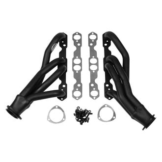 Hooker® - Competition™ Steel Black Painted Short Tube Exhaust Headers