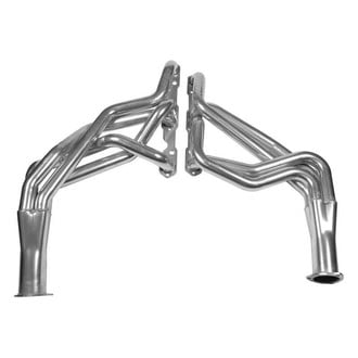 Hooker® - Super Competition™ Mild Steel Silver Metallic Ceramic Coated Long Tube Exhaust Headers