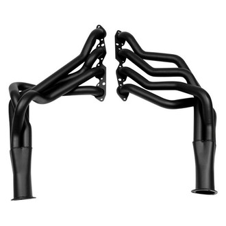 Hooker® - Super Competition™ Mild Steel Black Painted Long Tube Exhaust Headers