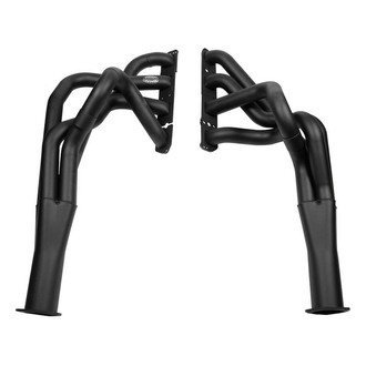 Hooker® - Super Competition™ Mild Steel Black Painted Long Tube Exhaust Headers