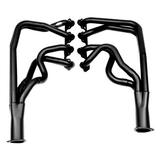 Hooker® - Super Competition™ Mild Steel Black Painted Long Tube Exhaust Headers