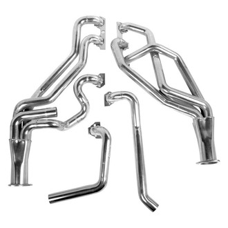 Hooker® - Super Competition™ Mild Steel Silver Metallic Ceramic Coated Long Tube Exhaust Headers