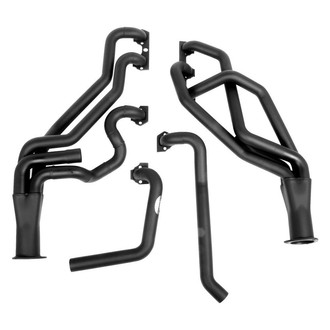 Hooker® - Super Competition™ Steel Black Painted Long Tube Exhaust Headers