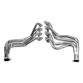 Hooker® - Super Competition™ Mild Steel Silver Metallic Ceramic Coated Long Tube Exhaust Headers