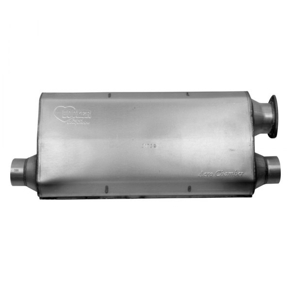 Hooker® - Aero Chamber™ Aluminized Steel Oval Silver Exhaust Muffler