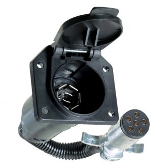 Hopkins® - 7-Way RV Blade To 6-Wire Adapter with Flexible Wires
