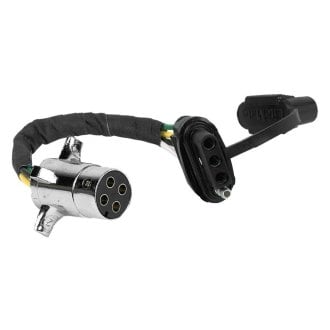 Hopkins® - 4-Pole Round to 4-Wire Flat Adapter with Flexible Wires