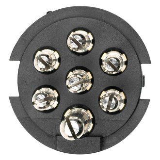 Hopkins® - 7-Way RV Blade To 6-Wire Round Adapter