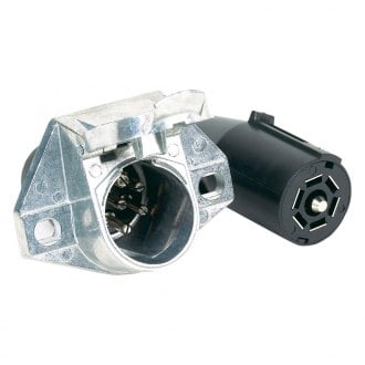 Hopkins® - 7 Blade to 7 Round Connector with Flexible Wires