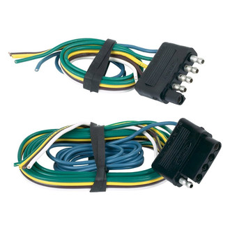 Hopkins Towing® - 48" Car End / 18" Trailer End 5-Wire Flat Connector Kit