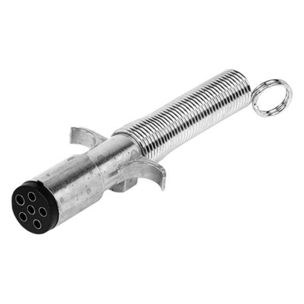 Hopkins Towing® - 6-Pole HD Round Trailer End Connector with Cable Protector