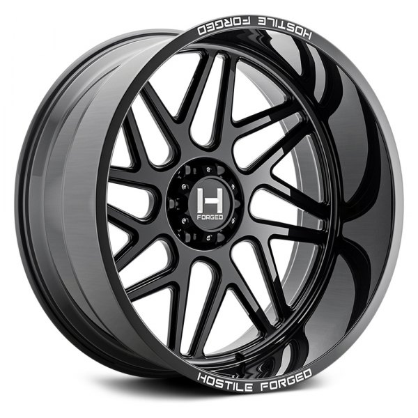 HOSTILE HF108 SPROCKET Wheels Gloss Black Rims