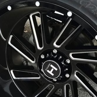 HOSTILE® - H110 STRYKER Black with Milled Accents on GMC Yukon