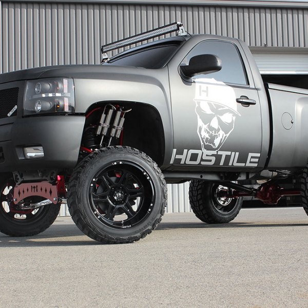 HOSTILE® - HAVOC Satin Black on Chevy Silverado 1500