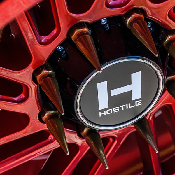 HOSTILE® - STRYKER Candy Red on GMC Sierra 2500