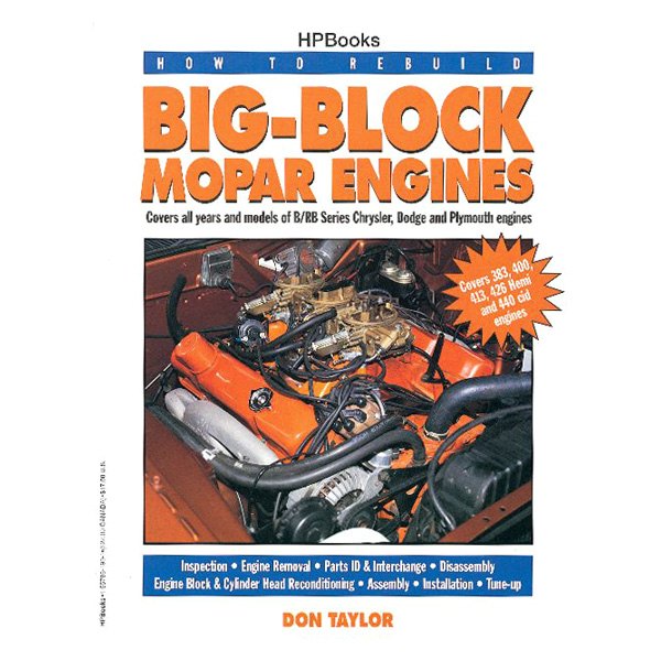 HP Books® - How to Rebuild Big-Block Mopar Engines Manual