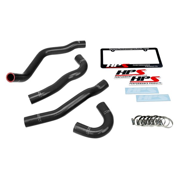 Hps® 57 1043 Blk Silicone Engine Coolant Radiator Hose Kit